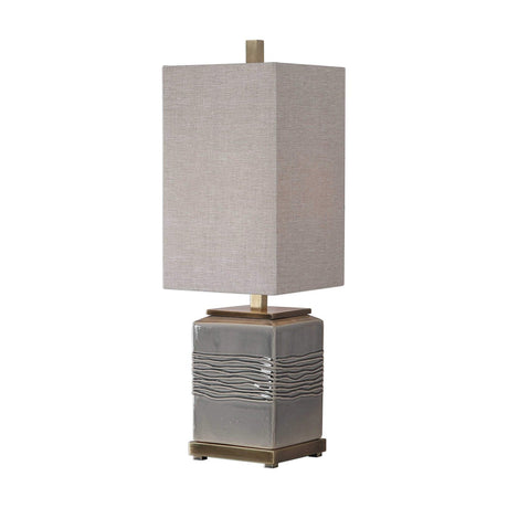Covey Gray Glaze Buffet Lamp | Uttermost | Home Elegance USA
