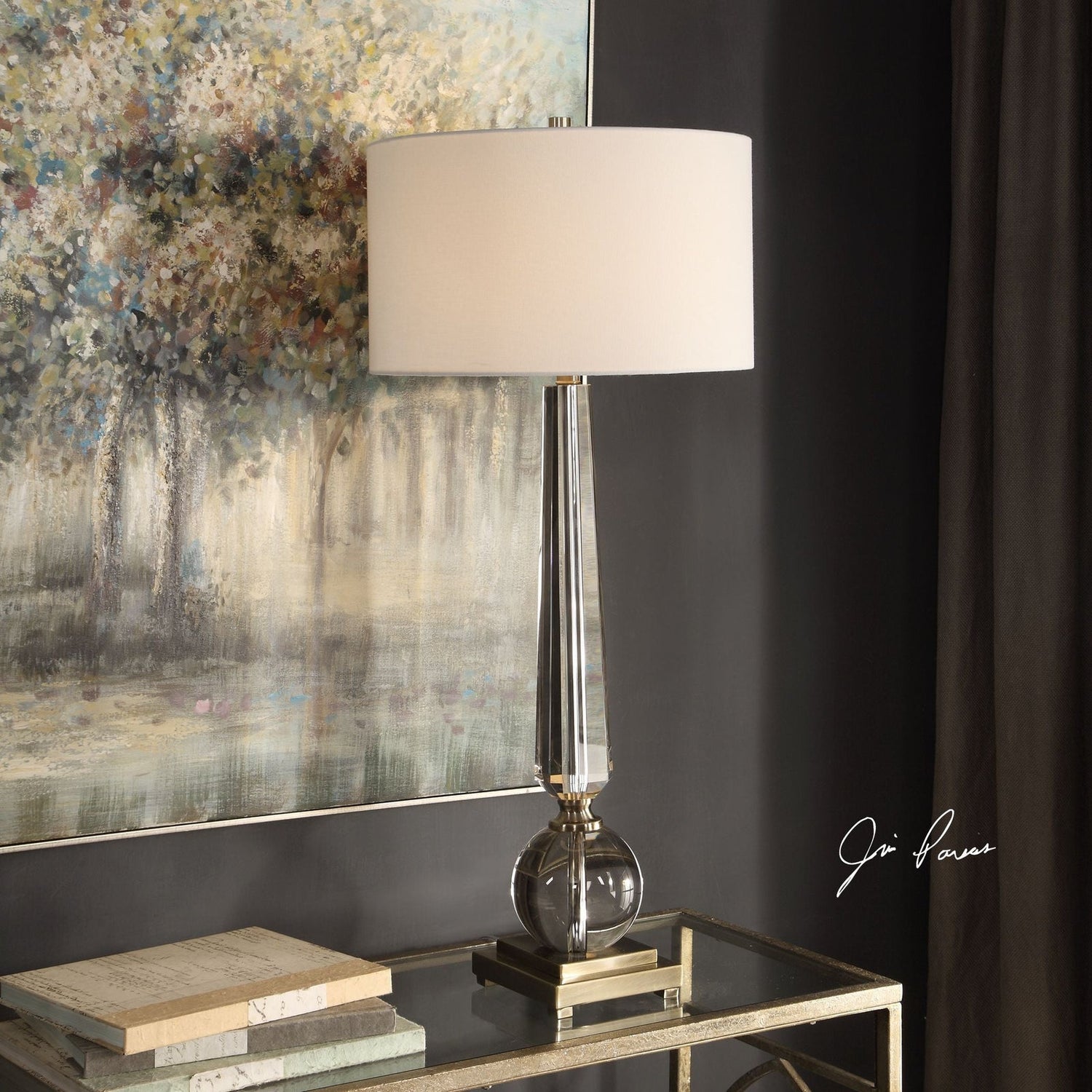 Crista Crystal Lamp | Uttermost | Home Elegance USA