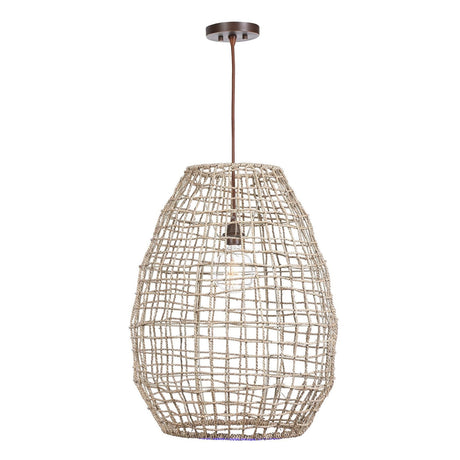 Cross Weave 1 Light Pendant | Uttermost | Home Elegance USA