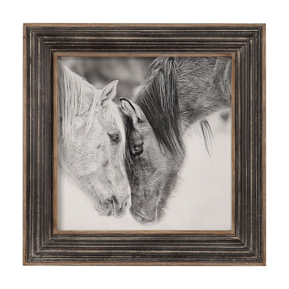 Custom Black And White Horses Print | Uttermost | Home Elegance USA