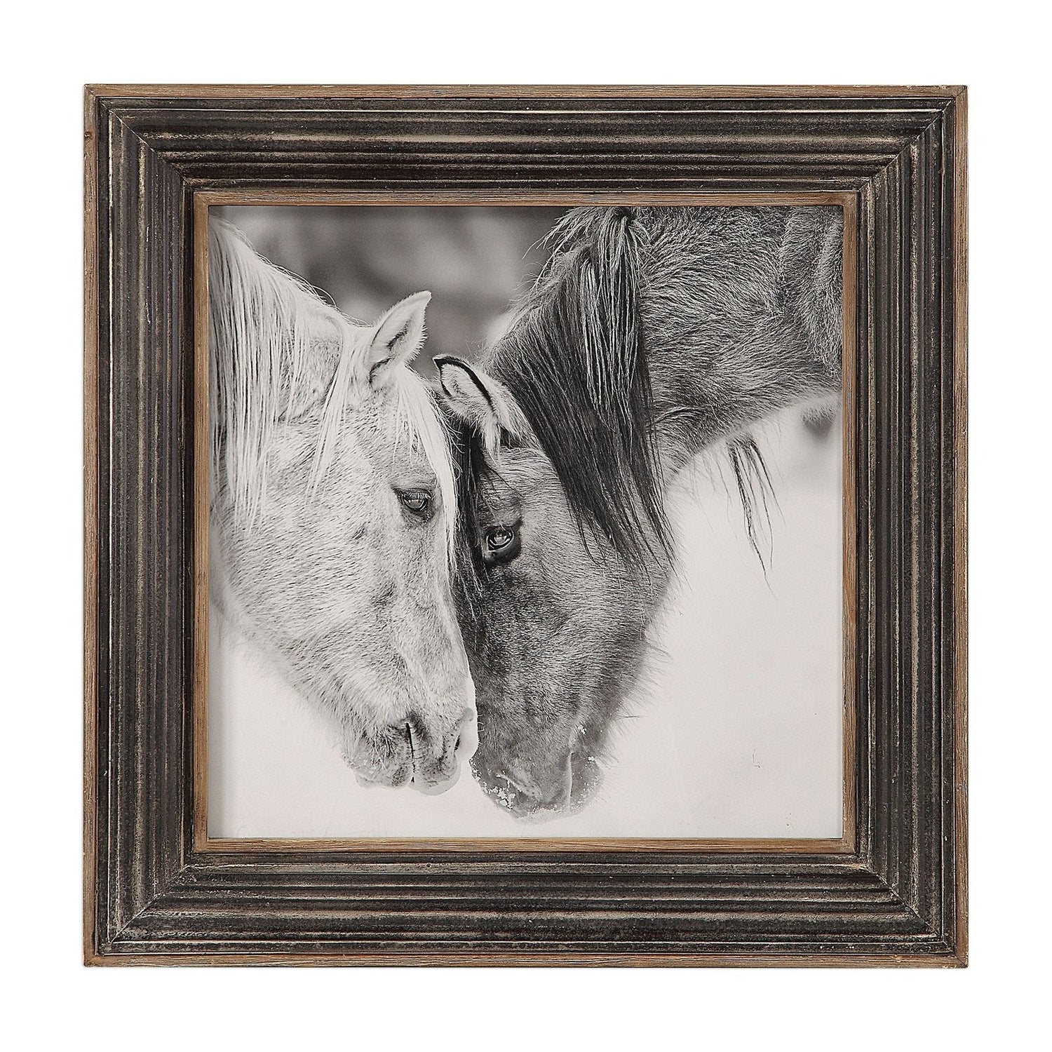 Custom Black And White Horses Print | Uttermost | Home Elegance USA