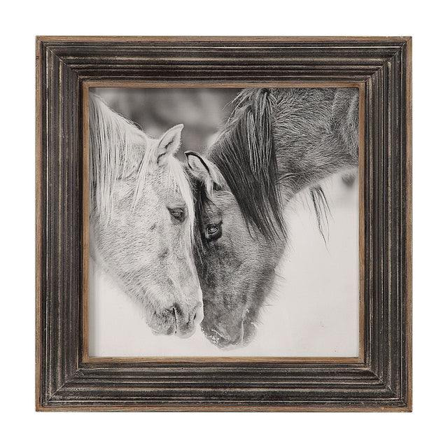 Custom Black And White Horses Print | Uttermost | Home Elegance USA