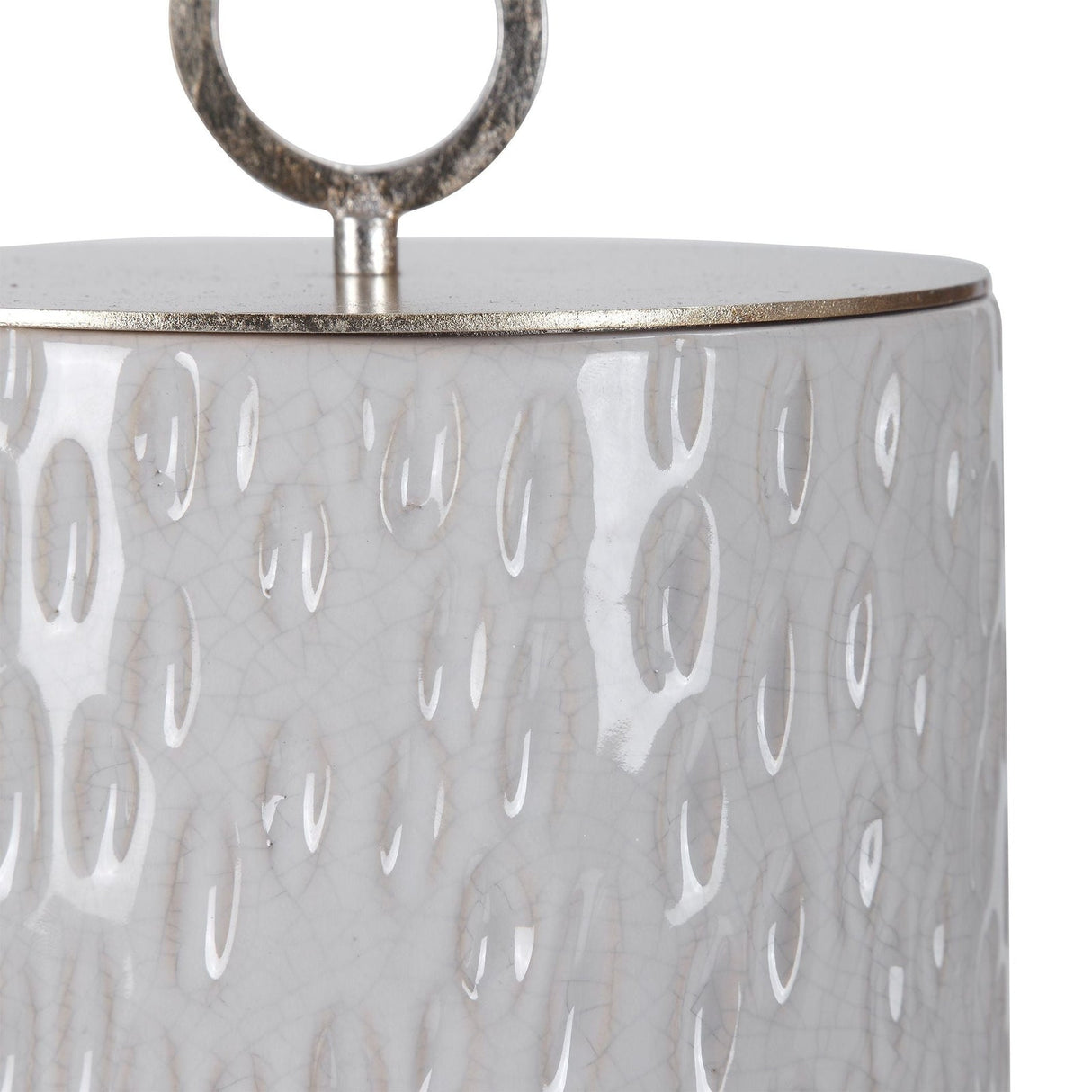 Cyprien Ceramic Containers - Set Of 2 | Uttermost | Home Elegance USA