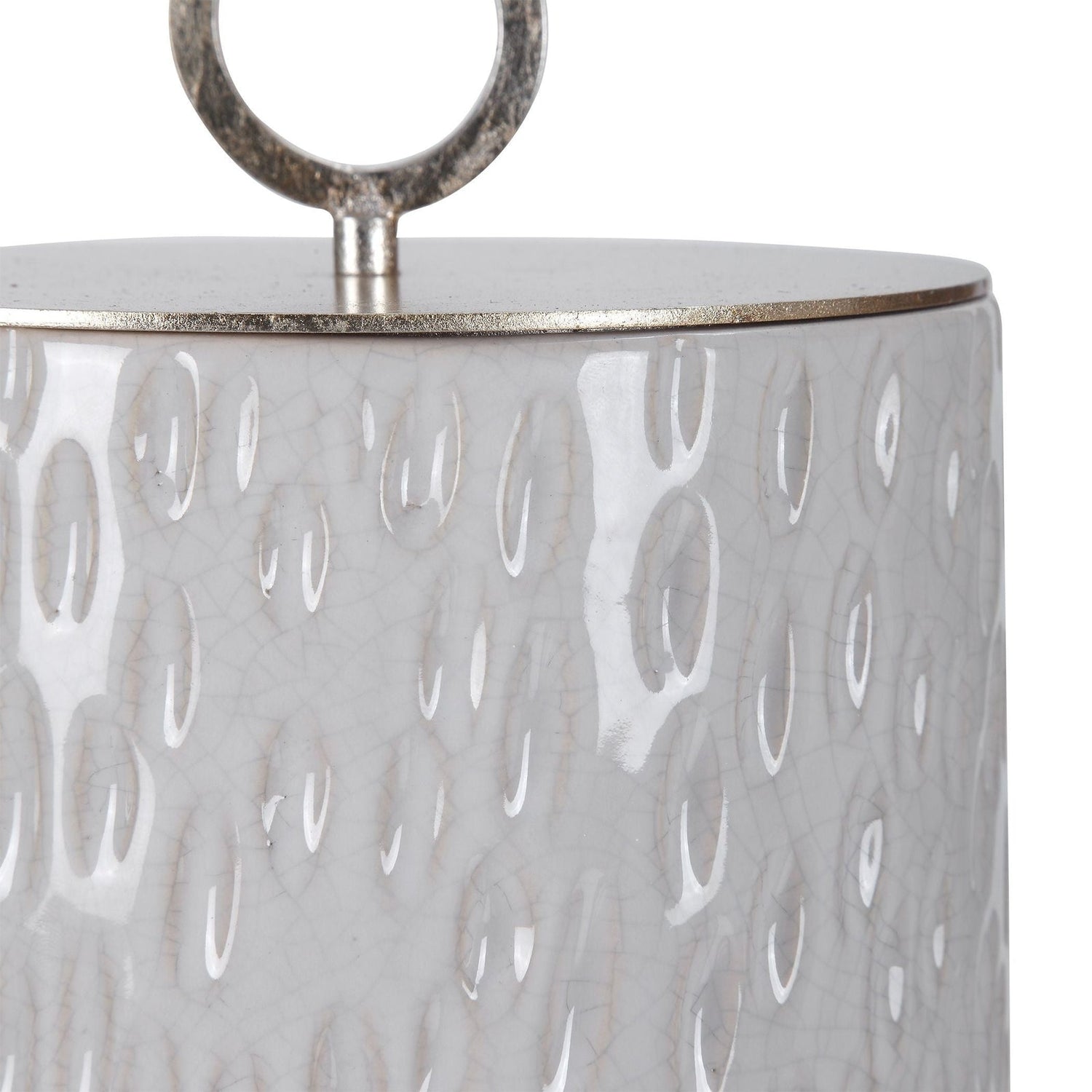 Cyprien Ceramic Containers - Set Of 2 | Uttermost | Home Elegance USA