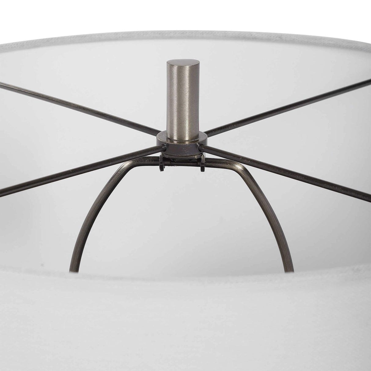 Dakota White Crackle Table Lamp | Uttermost | Home Elegance USA