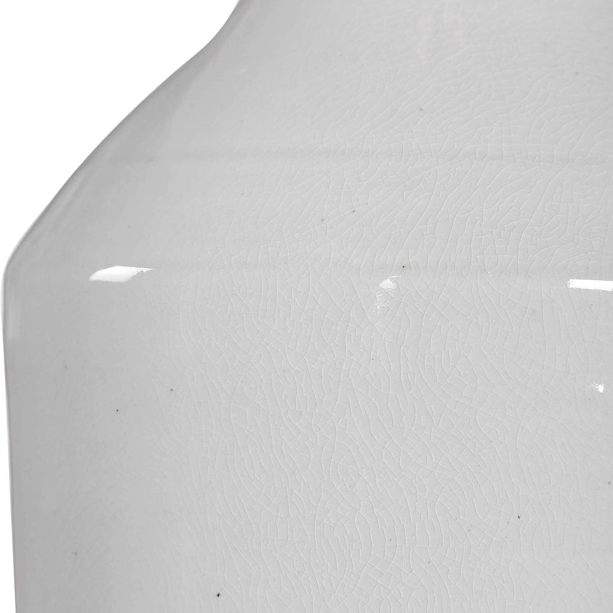 Dakota White Crackle Table Lamp | Uttermost | Home Elegance USA