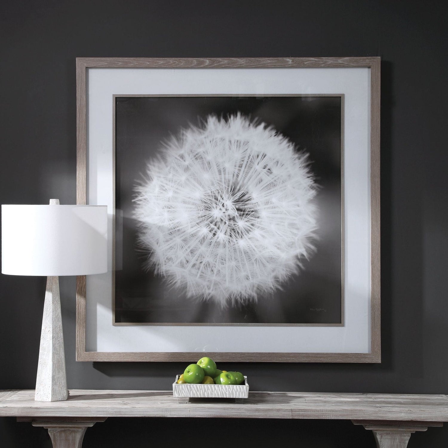 Dandelion Seedhead Framed Print | Uttermost | Home Elegance USA