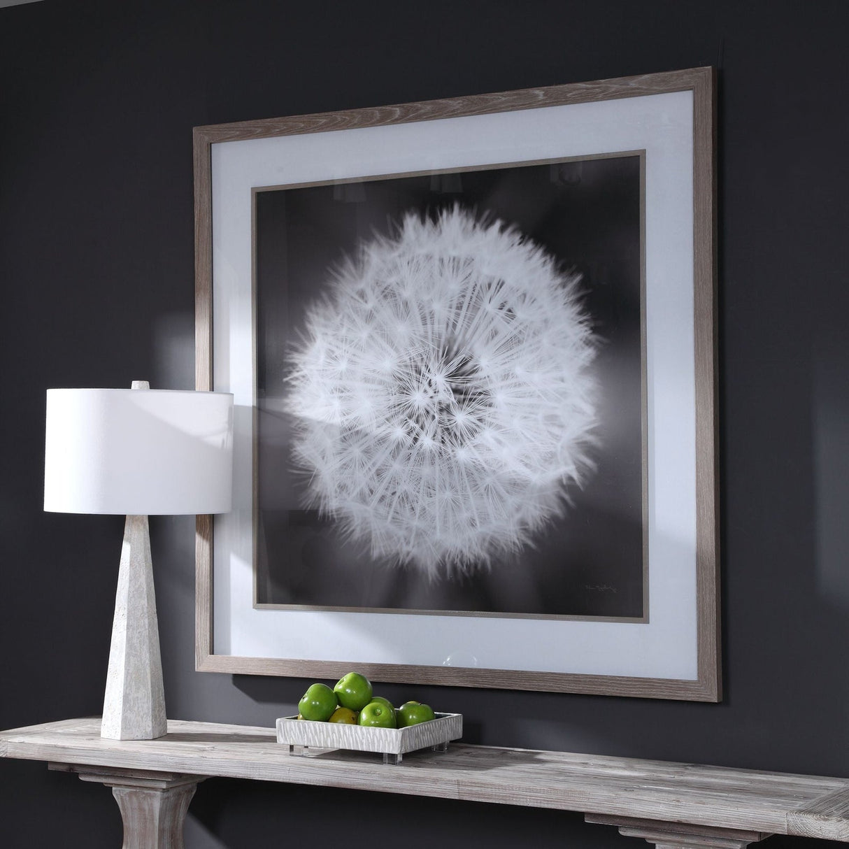Dandelion Seedhead Framed Print | Uttermost | Home Elegance USA