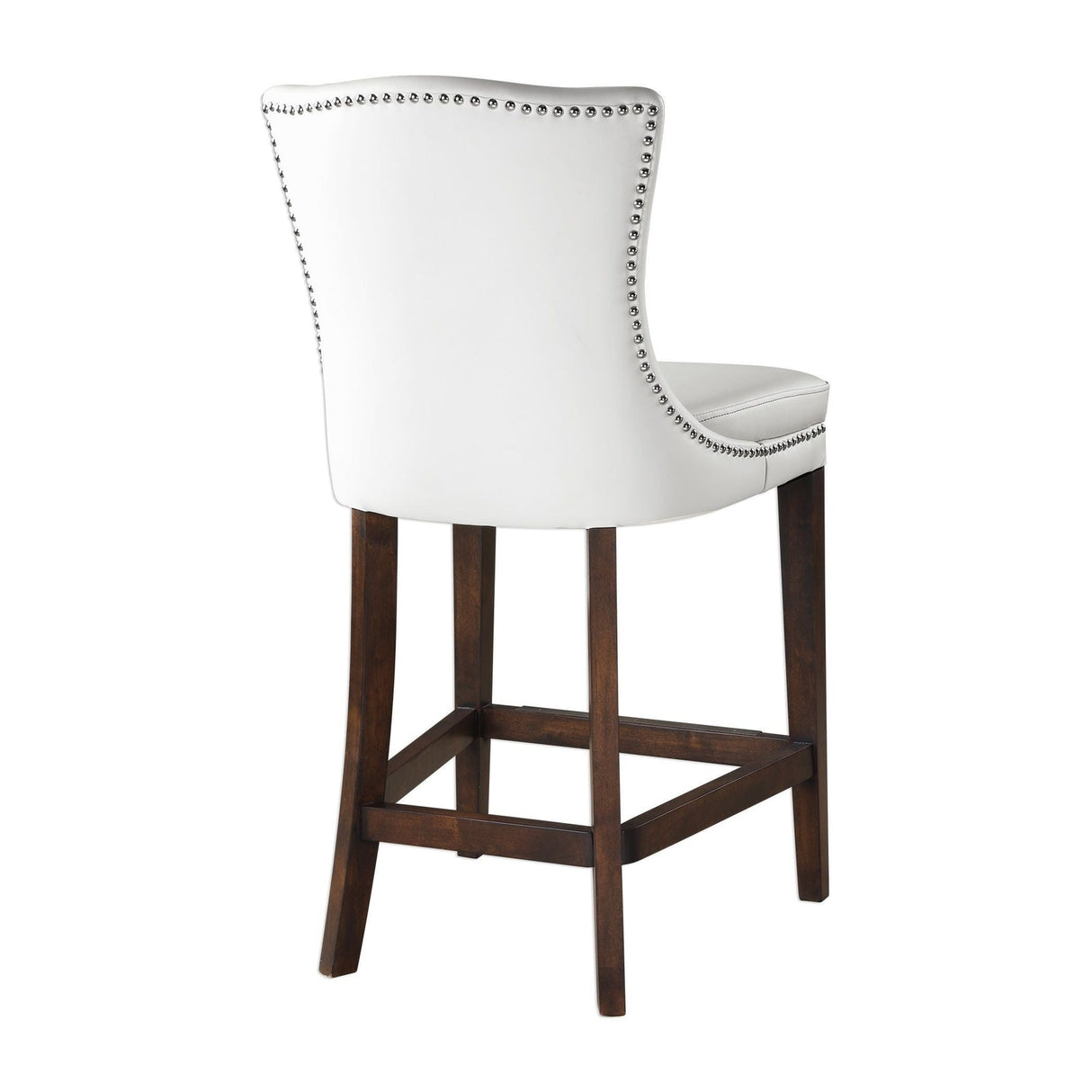 Dariela White Counter Stool | Uttermost | Home Elegance USA