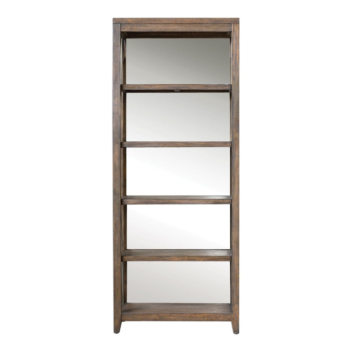 Delancey Weathered Oak Etagere | Uttermost | Home Elegance USA