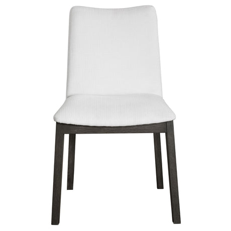 Delano White Armless Chair - Set Of 2 | Uttermost | Home Elegance USA