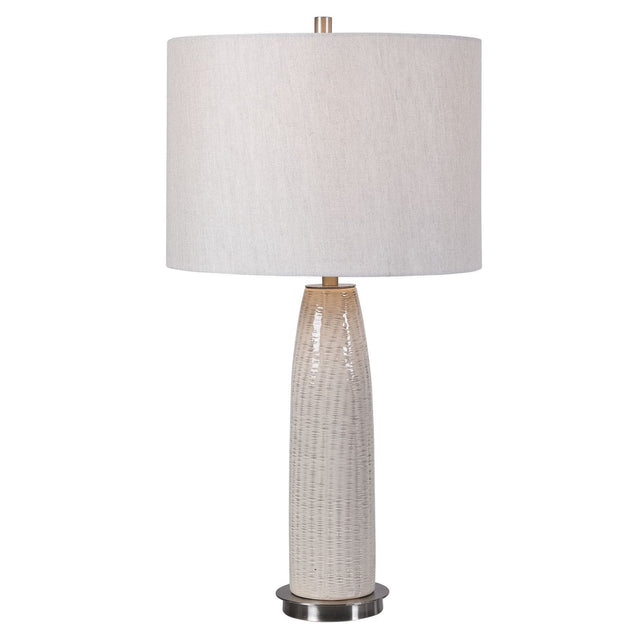 Delgado Light Gray Table Lamp | Uttermost | Home Elegance USA