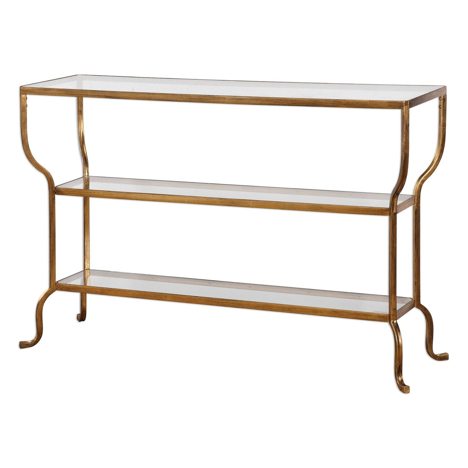 Deline Gold Console Table | Uttermost | Home Elegance USA