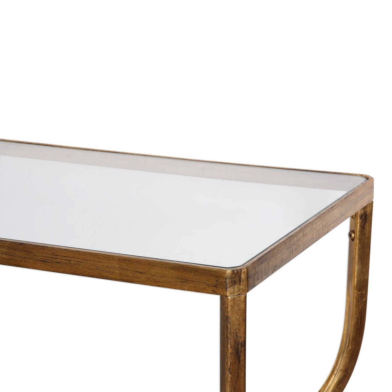 Deline Gold Console Table | Uttermost | Home Elegance USA