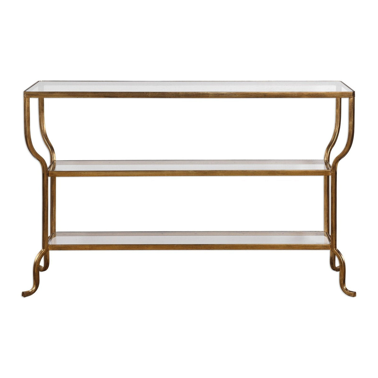 Deline Gold Console Table | Uttermost | Home Elegance USA