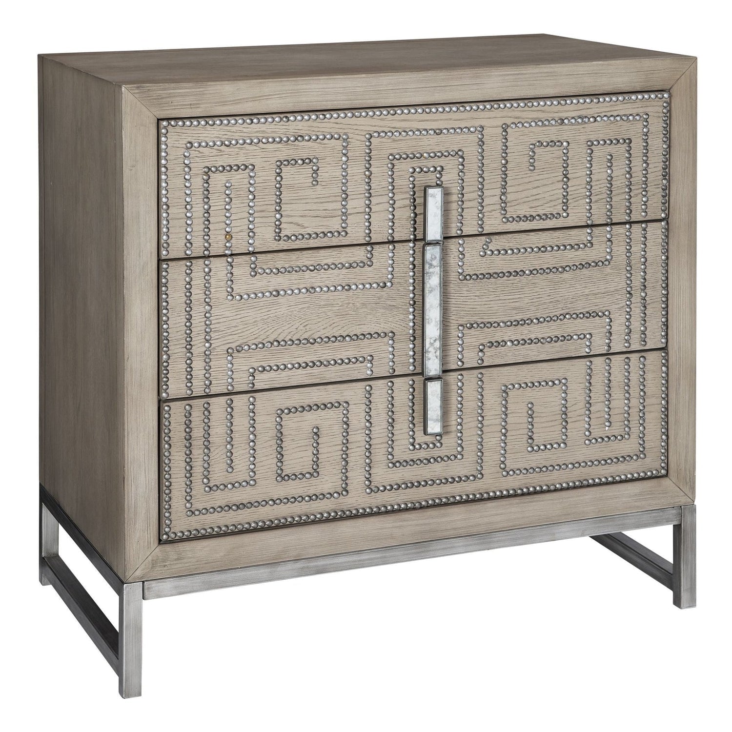 Devya Gray Oak Accent Chest | Uttermost | Home Elegance USA