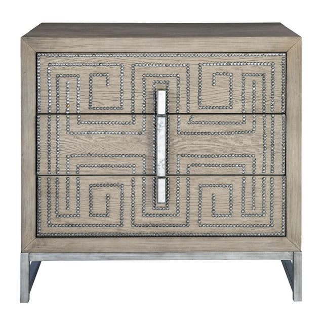 Devya Gray Oak Accent Chest | Uttermost | Home Elegance USA