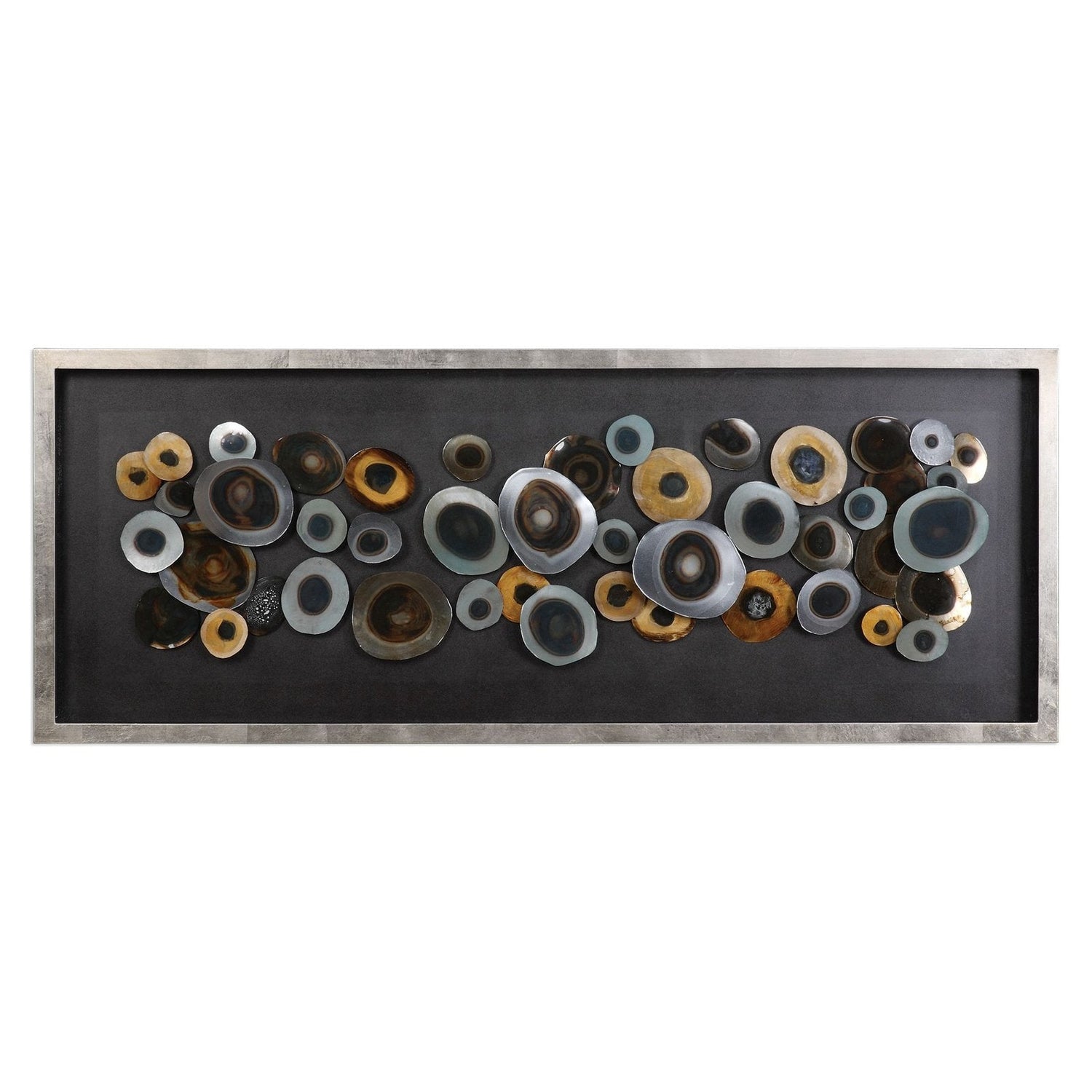 Discs Silver Shadow Box | Uttermost | Home Elegance USA