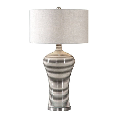 Uttermost Dubrava Light Gray Table Lamp - Home Elegance USA