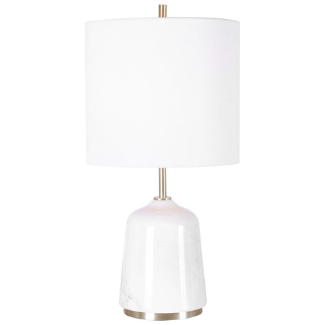 Uttermost Eloise White Marble Table Lamp - Home Elegance USA
