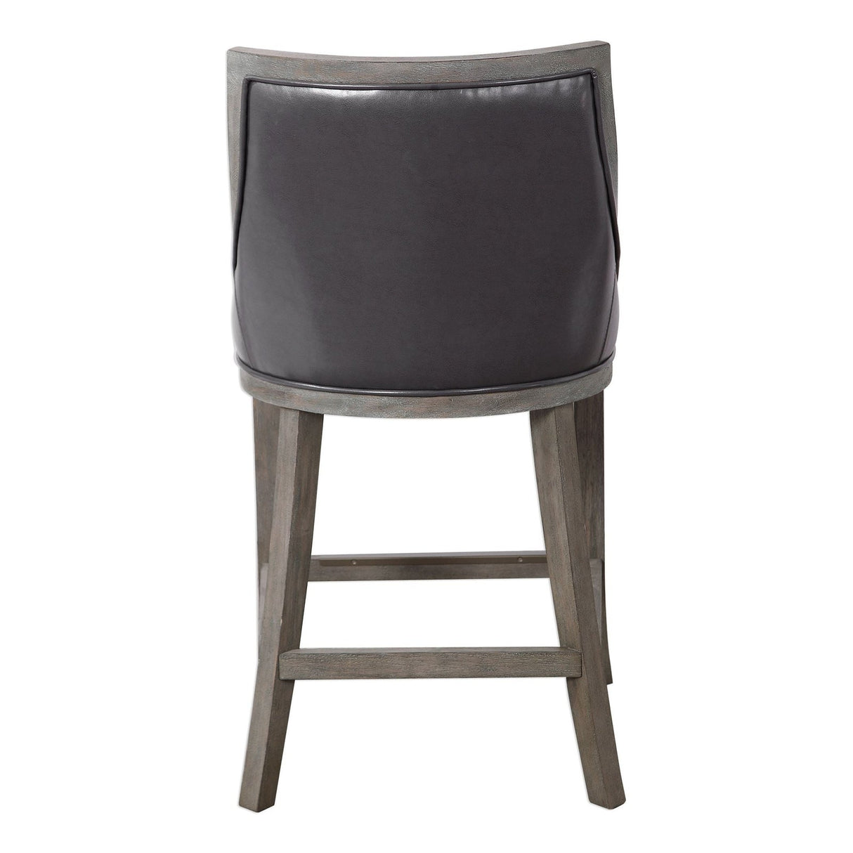 Uttermost Elowen Leather Counter Stool - Home Elegance USA