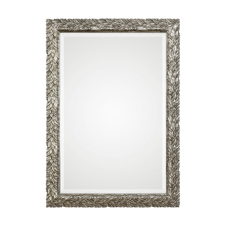 Uttermost Evelina Silver Leaves Mirror - Home Elegance USA