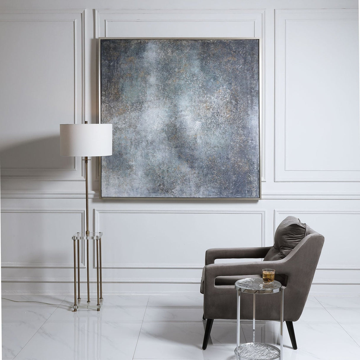 Uttermost Evening Sky Hand Painted Art - Home Elegance USA