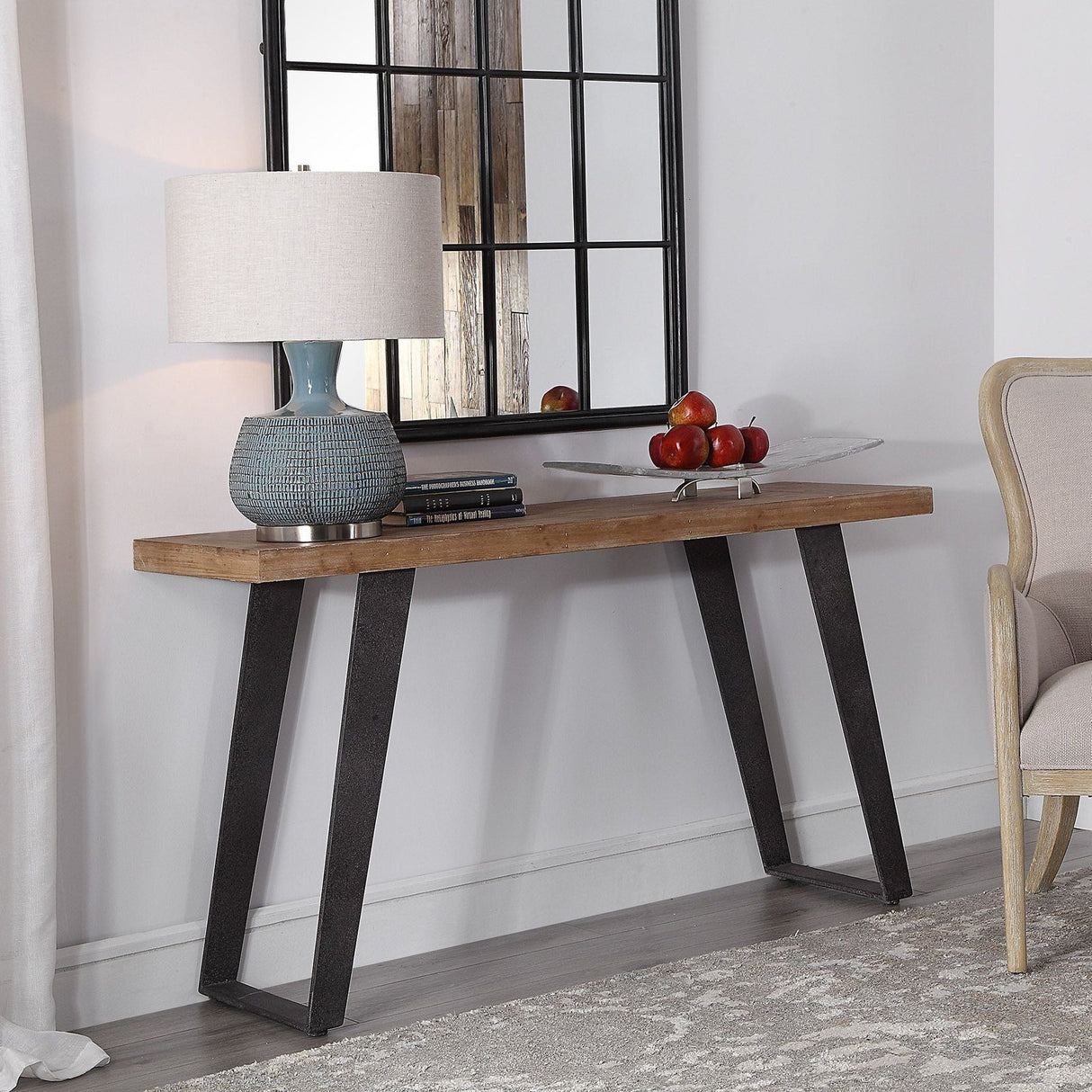 Uttermost Freddy Weathered Console Table - Home Elegance USA