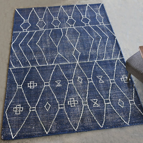 Uttermost Fressia Blue Rug - Home Elegance USA