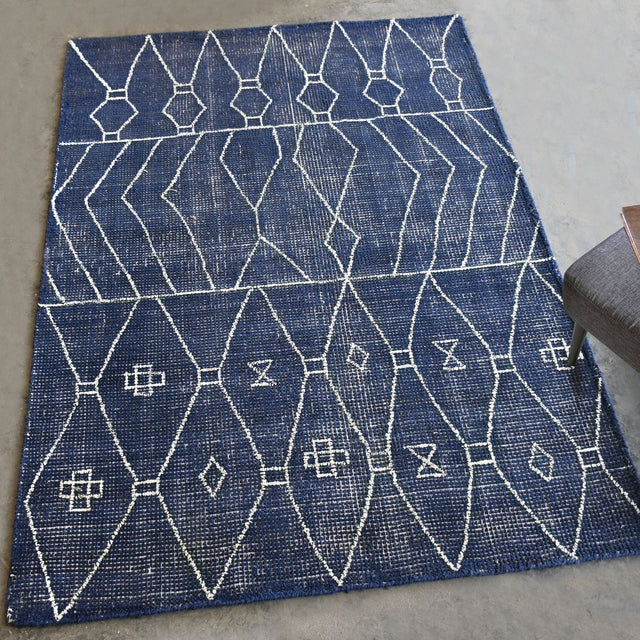 Uttermost Fressia Blue Rug - Home Elegance USA