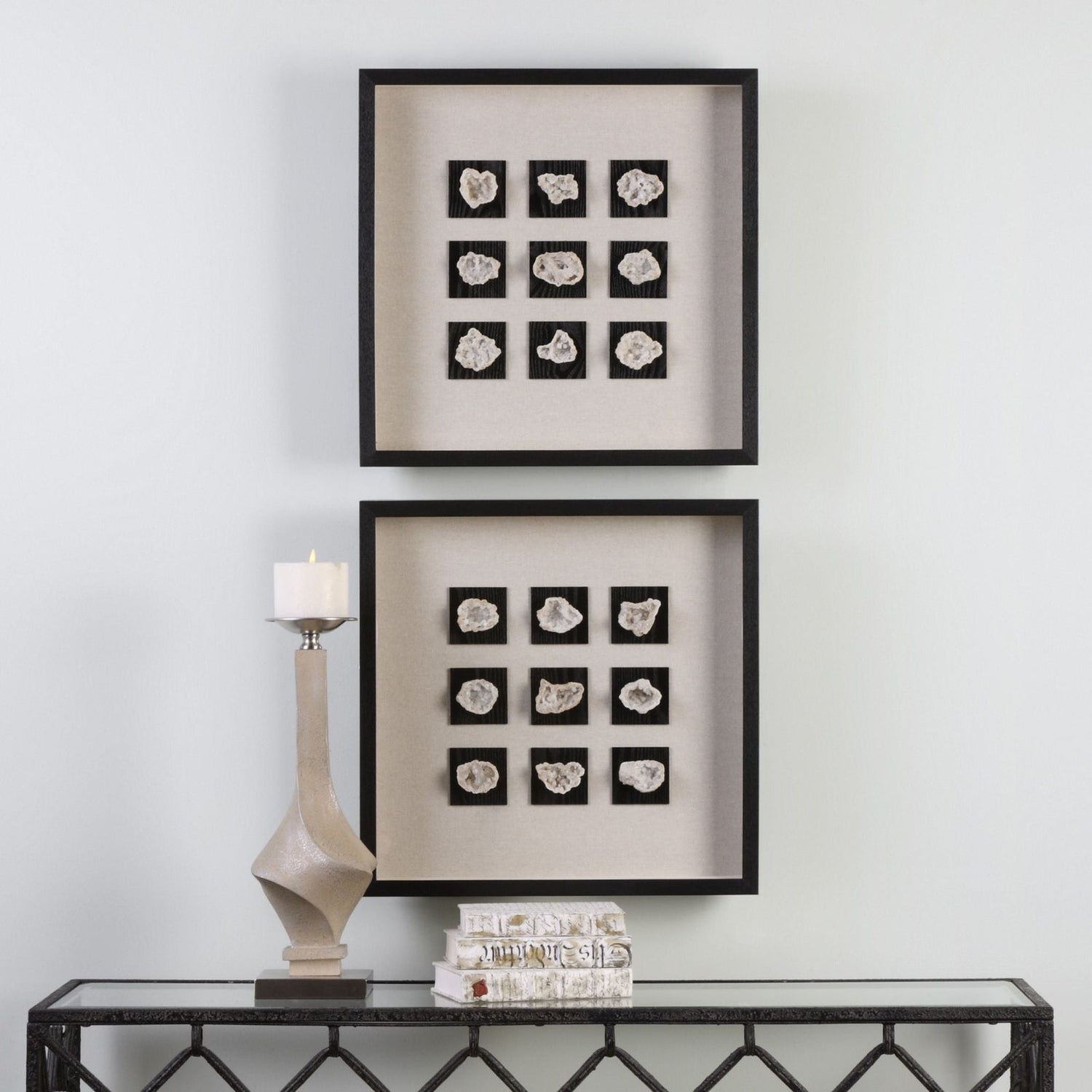 Uttermost Geode Linen Shadow Box - Home Elegance USA
