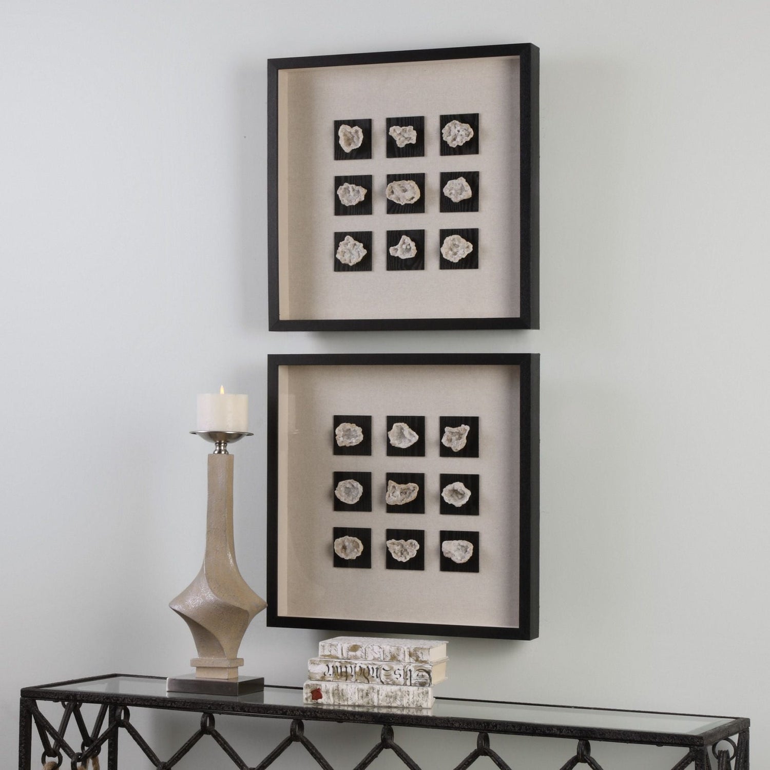 Uttermost Geode Linen Shadow Box - Home Elegance USA