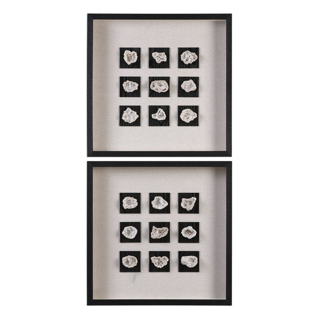 Uttermost Geode Linen Shadow Box - Home Elegance USA