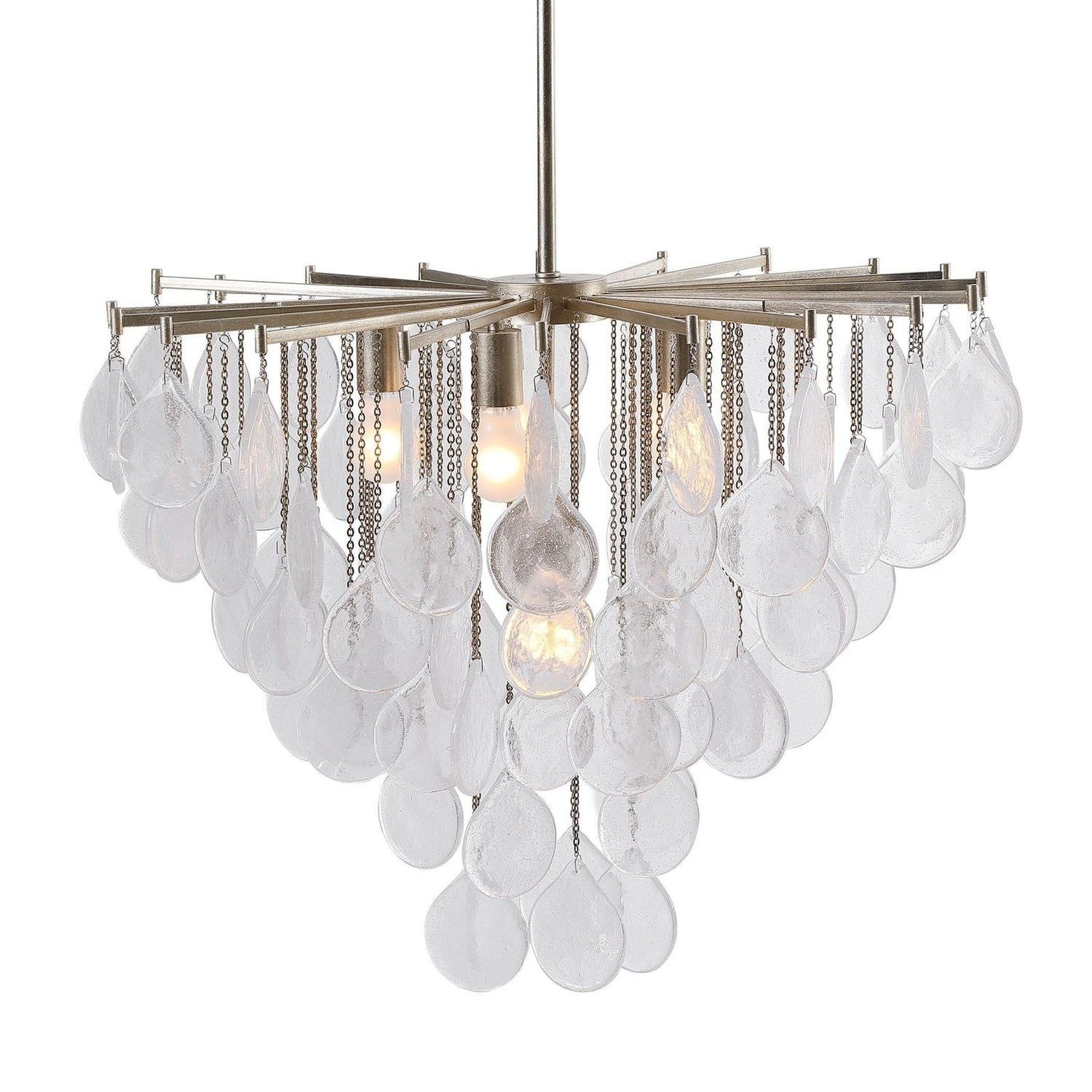 Uttermost Goccia 6 Light Tear Drop Glass Pendant - Home Elegance USA