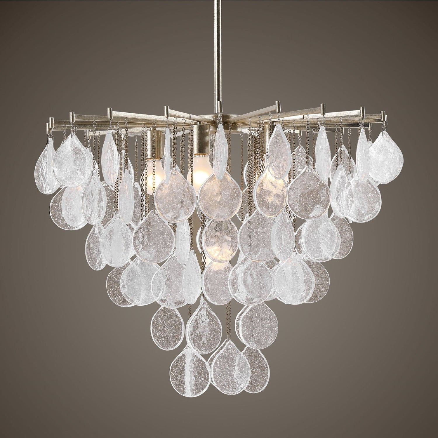 Uttermost Goccia 6 Light Tear Drop Glass Pendant - Home Elegance USA
