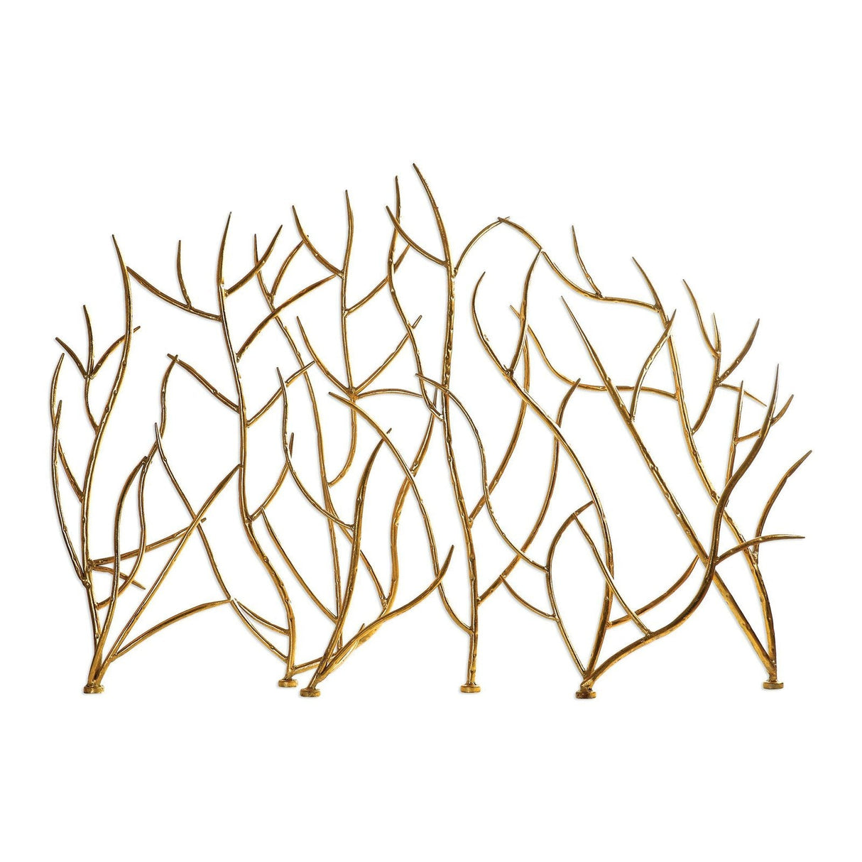 Uttermost Gold Branches Decorative Fireplace Screen - Home Elegance USA