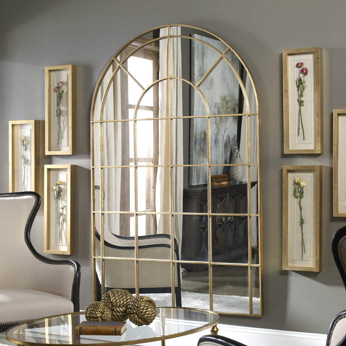 Uttermost Grantola Arched Mirror - Home Elegance USA