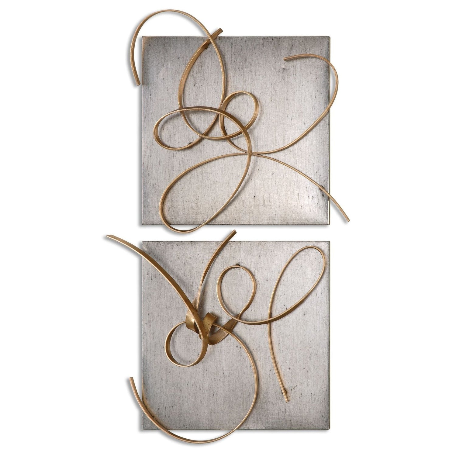 Uttermost Harmony Metal Wall Art - Set Of 2 - Home Elegance USA