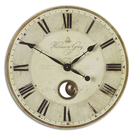 Uttermost Harrison Gray Clock - Home Elegance USA