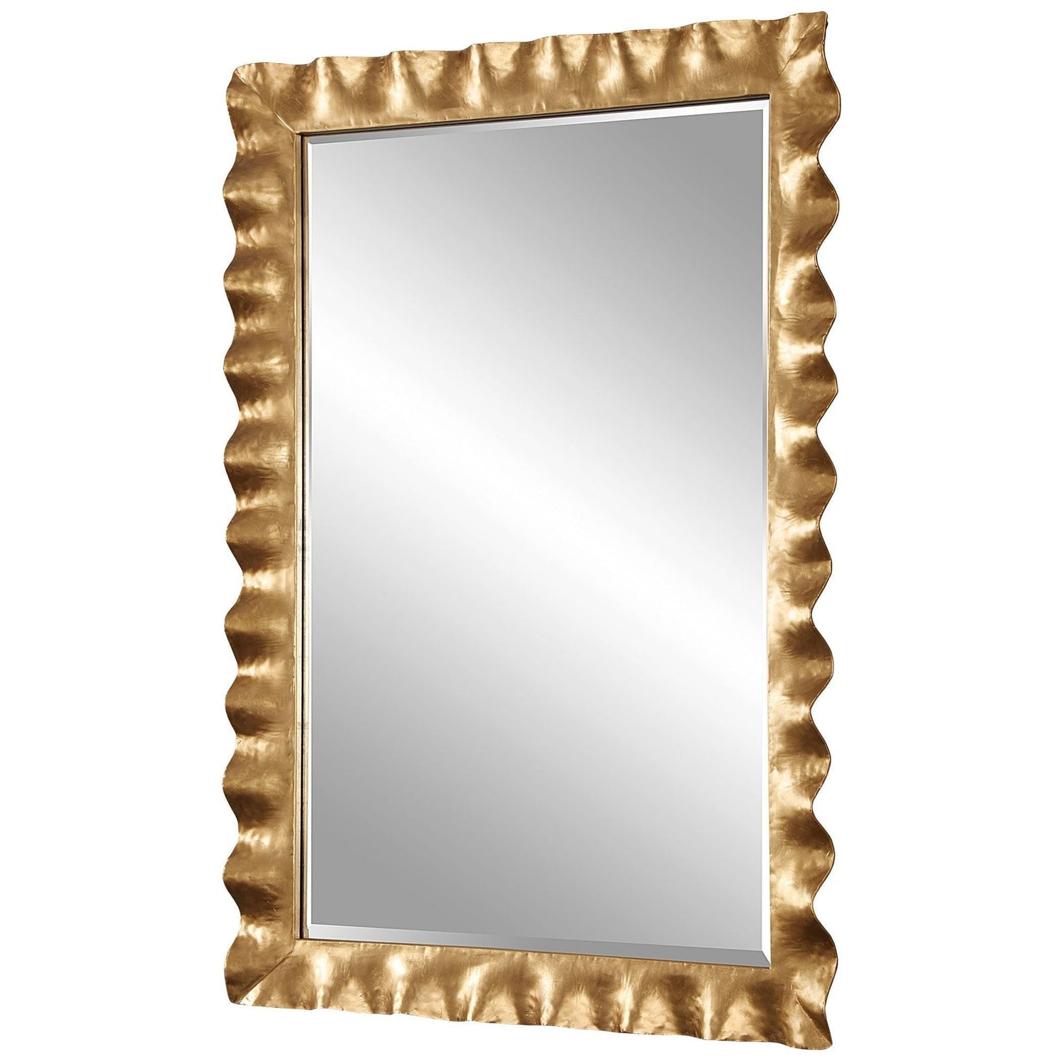 Uttermost Haya Scalloped Gold Mirror - Home Elegance USA