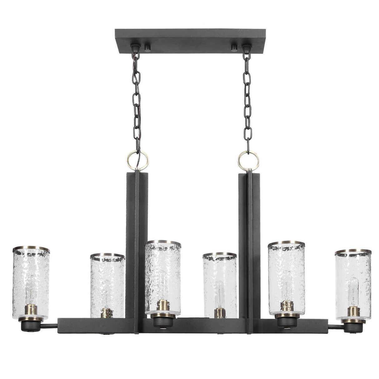 Uttermost Jarsdel 6 Light Industrial Island Light - Home Elegance USA