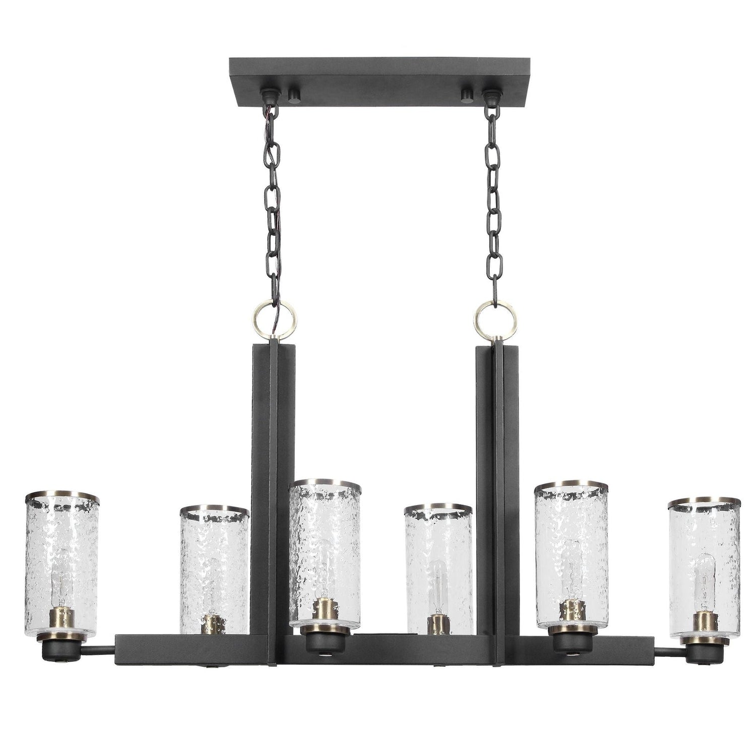 Uttermost Jarsdel 6 Light Industrial Island Light - Home Elegance USA