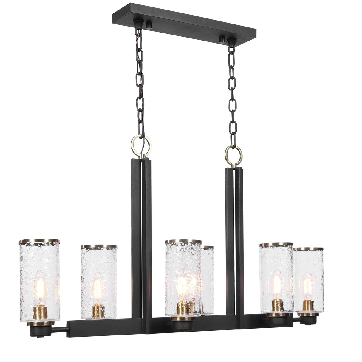 Uttermost Jarsdel 6 Light Industrial Island Light - Home Elegance USA