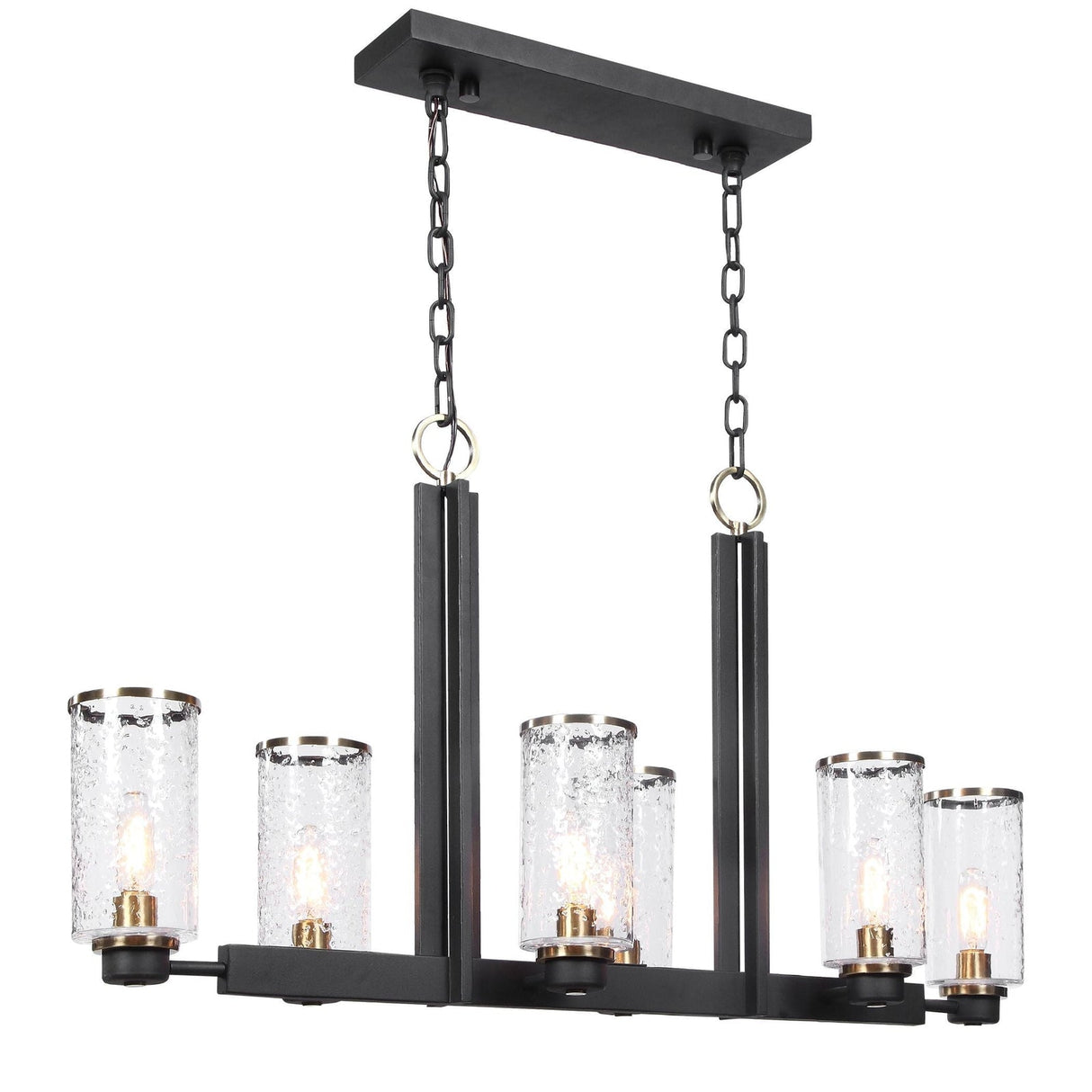Uttermost Jarsdel 6 Light Industrial Island Light - Home Elegance USA