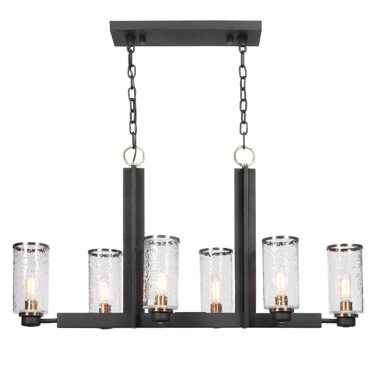 Uttermost Jarsdel 6 Light Industrial Island Light - Home Elegance USA