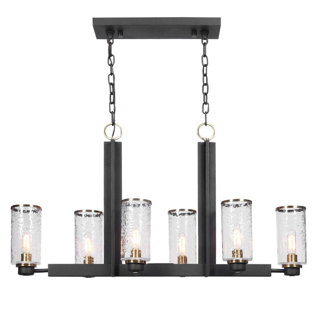 Uttermost Jarsdel 6 Light Industrial Island Light - Home Elegance USA