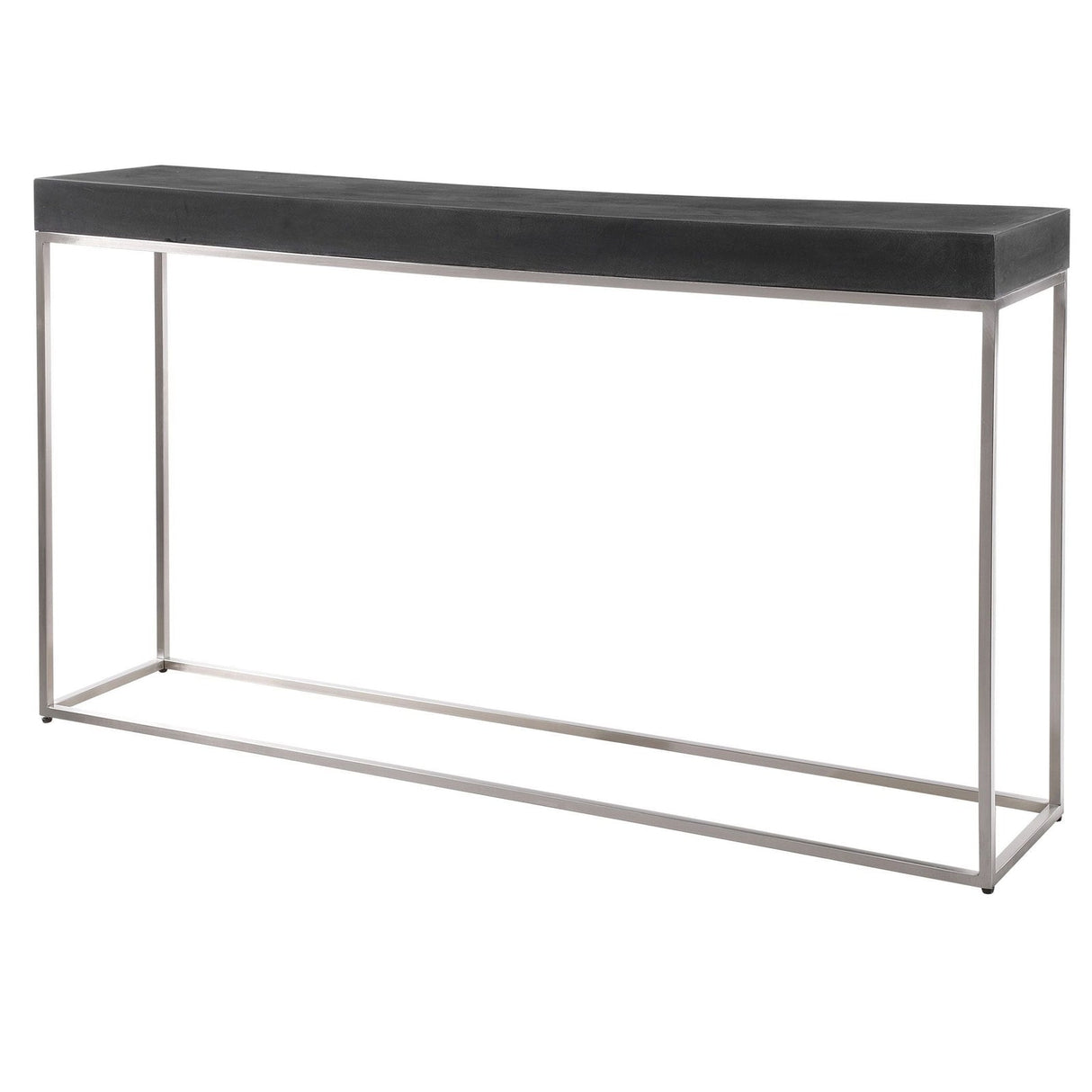 Uttermost Jase Black Concrete Console Table - Home Elegance USA