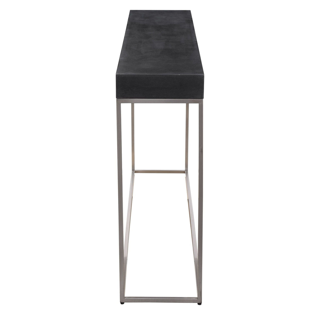 Uttermost Jase Black Concrete Console Table - Home Elegance USA