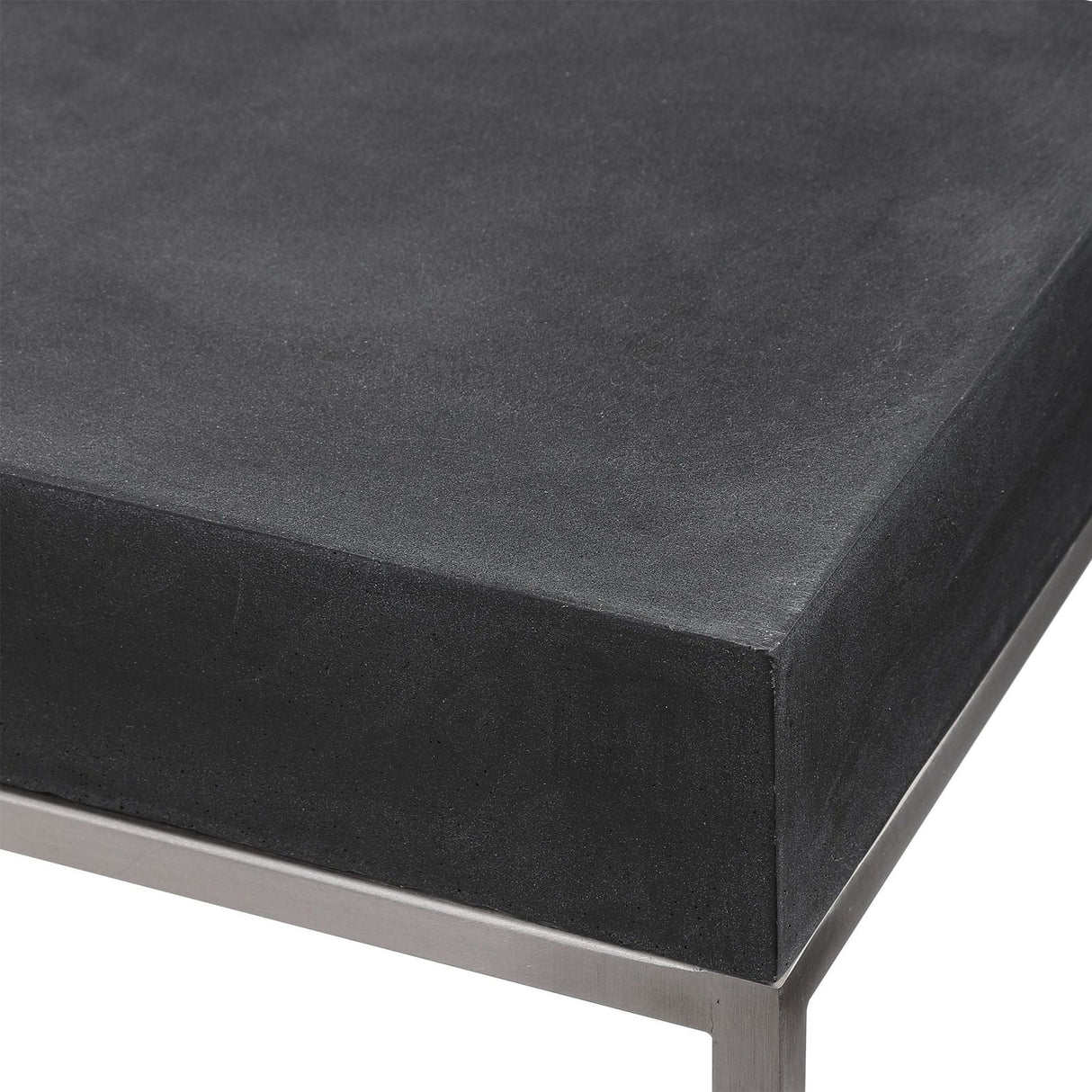 Uttermost Jase Black Concrete Console Table - Home Elegance USA