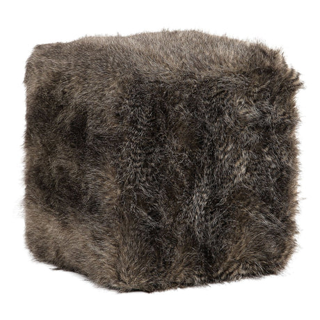 Uttermost Jayna Fur Ottoman - Home Elegance USA